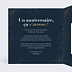 Invitation anniversaire Mémento Avec graines à planter Intérieur Gauche