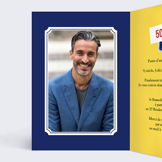 Invitation Anniversaire Adulte Ricard