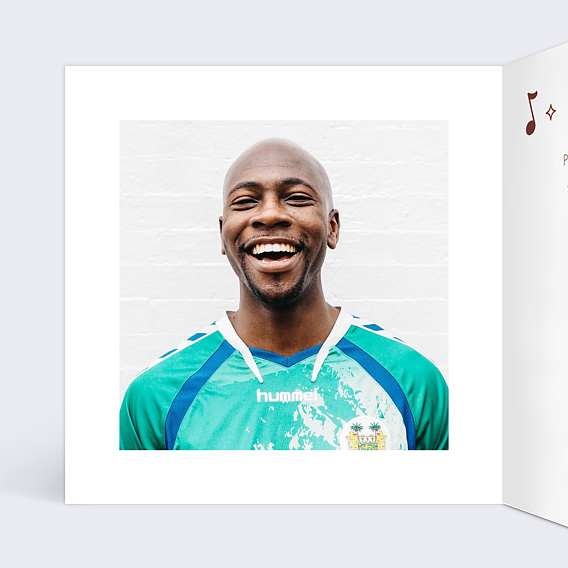 Invitation anniversaire Music friends Intérieur Gauche