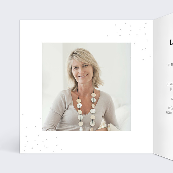 Invitation anniversaire Levons nos Verres Chiffre Intérieur Gauche