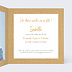 Invitation anniversaire Fanions Bucoliques Kraft Intérieur Droit