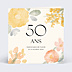 Invitation Anniversaire Adulte Jardin aquarelle