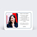 Invitation anniversaire À Main Levée Verso