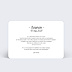 Invitation anniversaire Tirets Photos Verso