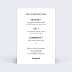 Invitation anniversaire Filet d'Or Photo Verso