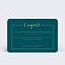 Invitation anniversaire Milestone Cinquante Verso