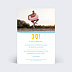 Invitation anniversaire Plouf Party Verso