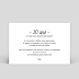 Invitation anniversaire Tirets Verso