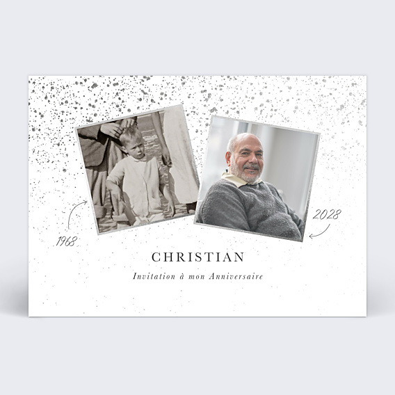 Invitation Anniversaire Adulte Mes Années