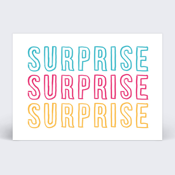 Invitation Anniversaire Adulte Surprise Surprise