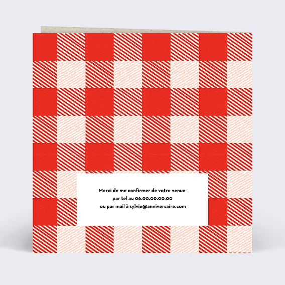 Invitation Anniversaire Adulte Printemps