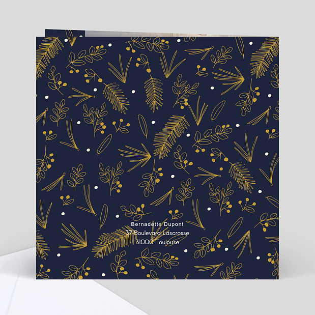Invitation Anniversaire Champêtre Verso