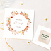 Invitation anniversaire Flower of Fall Graines à planter