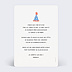 Invitation anniversaire Mets ton Chapeau Verso