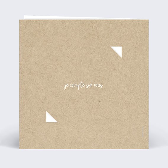 Invitation Anniversaire Adulte Âge fleuri avec graines