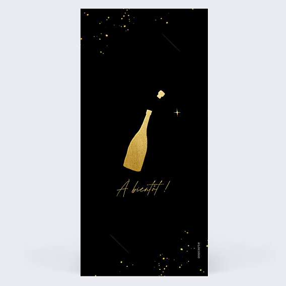 Invitation Anniversaire Adulte Champagne Festif