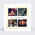 Invitation anniversaire Dorure Cadre Multiphoto