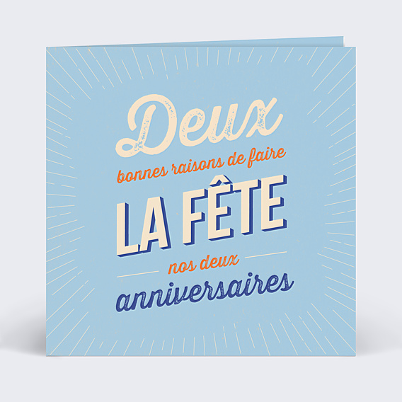 Invitation Anniversaire Adulte 2 Bonnes Raisons