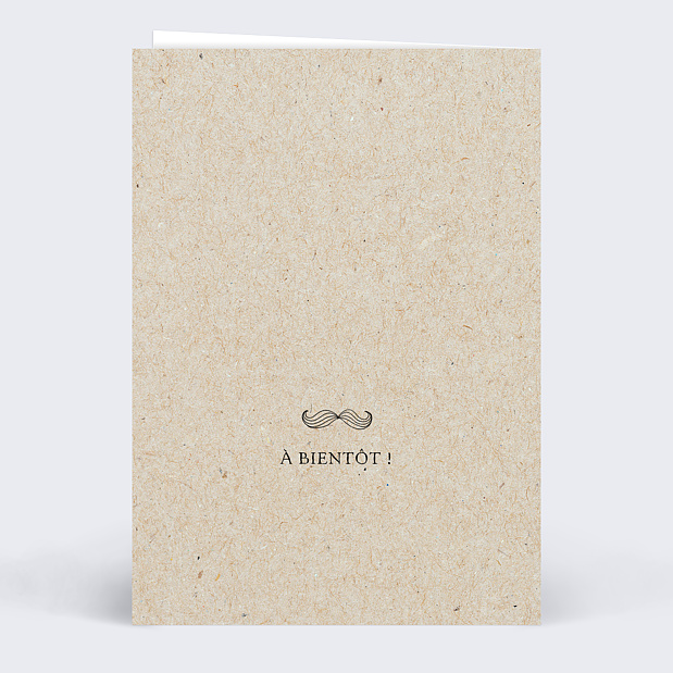 Invitation Anniversaire Adulte Soirée Moustache Verso