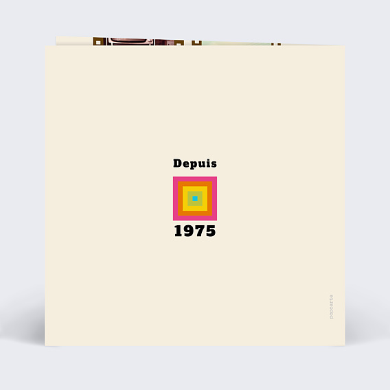 Invitation anniversaire Cassette VHS Verso