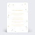 Invitation anniversaire Confettis Verso
