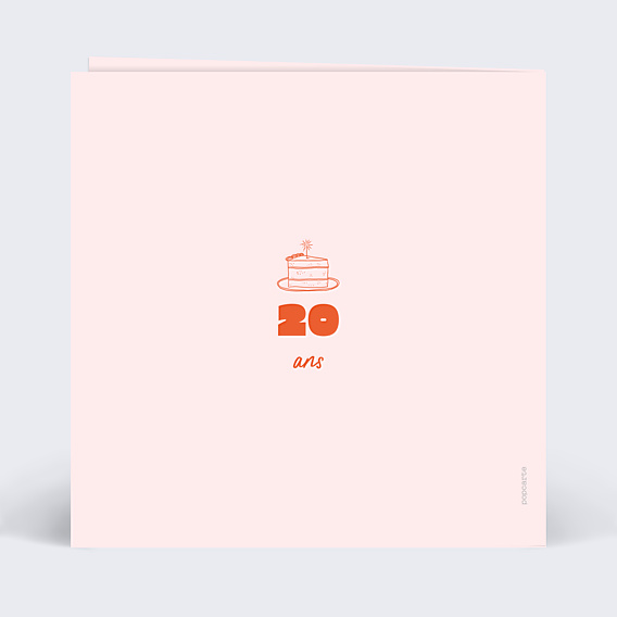 Invitation Anniversaire Adulte Pêle-mêle de fête