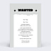Invitation Anniversaire Adulte Mugshot