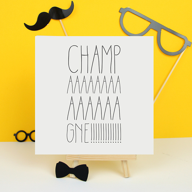 Invitation Anniversaire Champaaagne