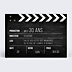 Invitation Anniversaire Adulte Clap Tournage