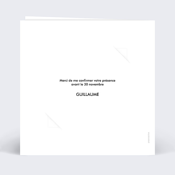 Invitation anniversaire Multiphoto Graines à planter Verso