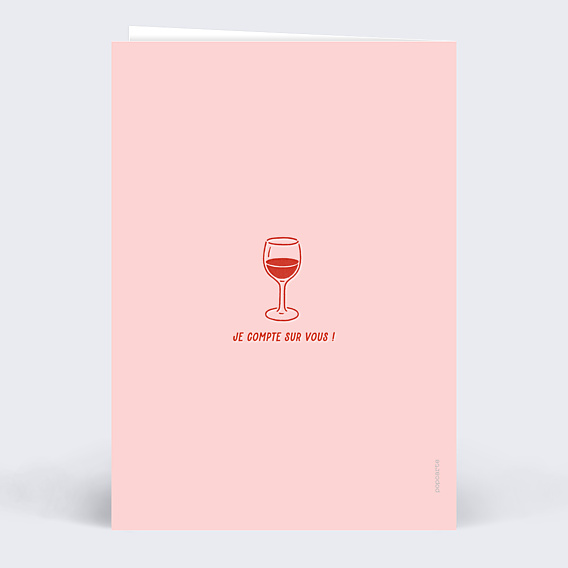 Invitation Anniversaire Adulte Plateau apéro