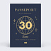 Invitation anniversaire Passeport