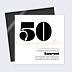 Invitation Anniversaire Adulte 50 ans Moderne