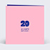 Invitation Anniversaire Adulte 20 bubble