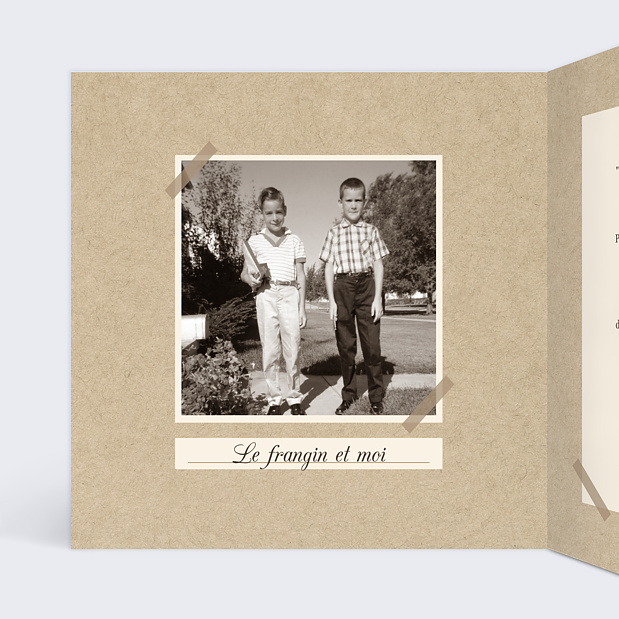 Invitation Anniversaire Bonne Cuvée Intérieur Gauche