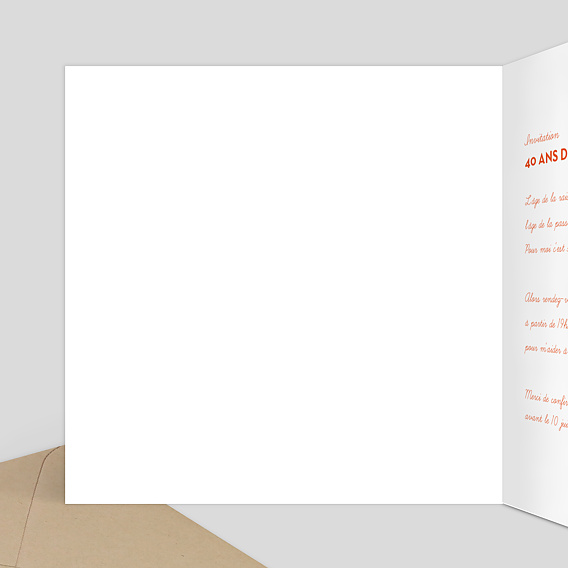 Invitation anniversaire Tropicool Intérieur Gauche