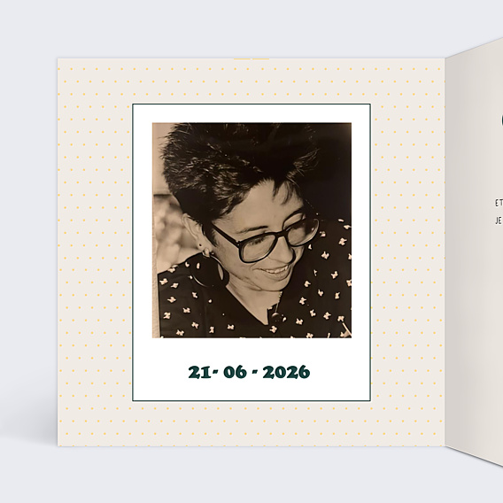 Invitation Anniversaire Adulte Objets des années 70