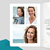 Invitation anniversaire Cadre Végétal Ocre Intérieur Gauche