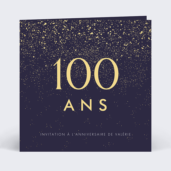 Invitation anniversaire Pluie de Fête