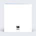 Invitation anniversaire Photos 50 ans Verso