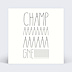 Invitation anniversaire Champaaagne