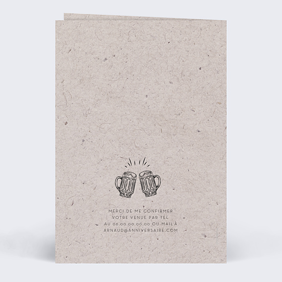 Invitation Anniversaire Adulte Pizza Party