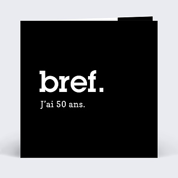 Invitation Anniversaire Adulte Bref
