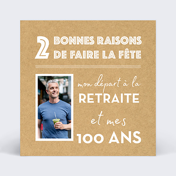 Invitation Anniversaire Adulte Typo