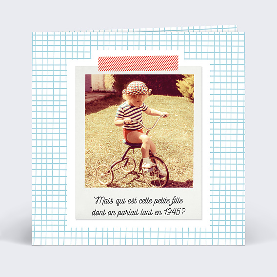 Invitation Anniversaire Adulte Cahier d'École