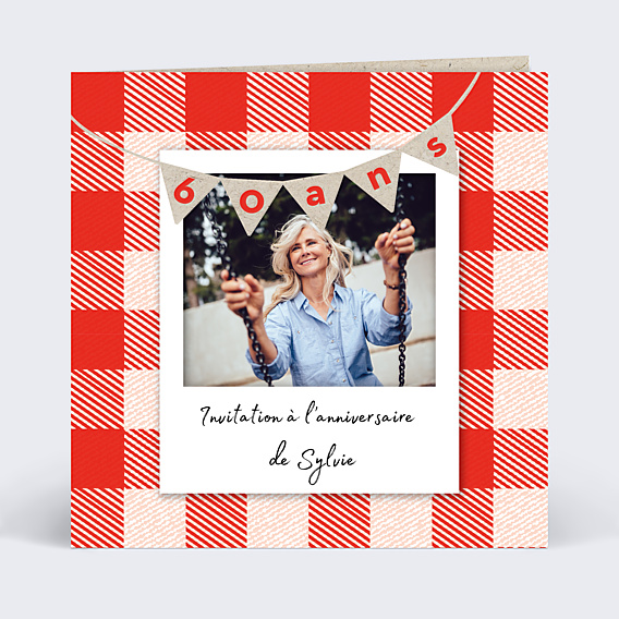Invitation Anniversaire Adulte Printemps