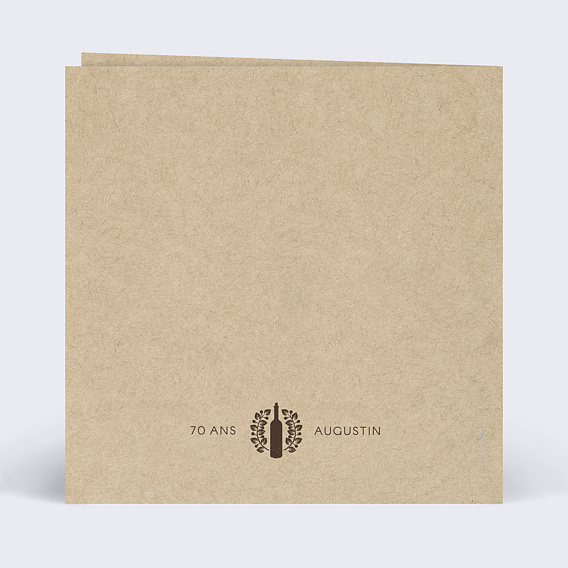 Invitation Anniversaire Adulte Bonne Cuvée