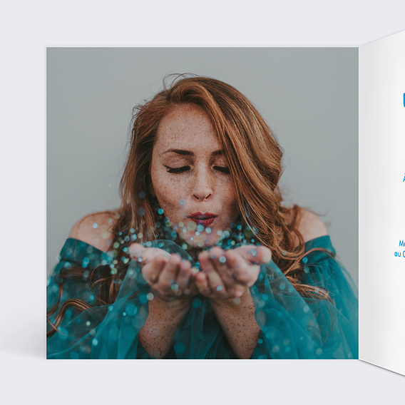 Invitation anniversaire Cassette 80's Intérieur Gauche