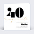 Invitation Anniversaire Adulte 40 ans Moderne