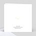 Invitation anniversaire Coeur Bucolique Dorure Verso
